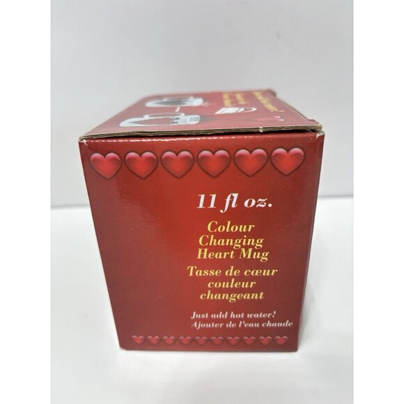 Heart Heat Sensitive Color Changing Mug Ceramic Funny Gift Cute Color Change Cup - Picture 7 of 8